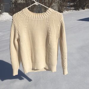 Everlane texture cotton crew XS bone